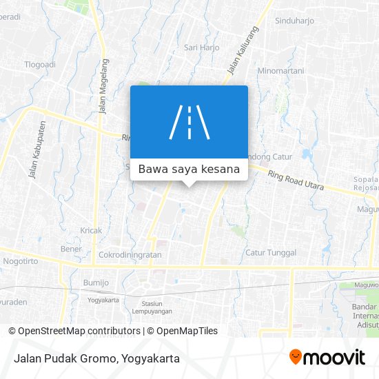 Peta Jalan Pudak Gromo