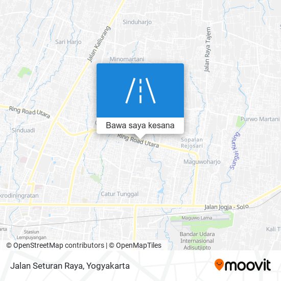 Peta Jalan Seturan Raya