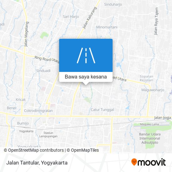 Peta Jalan Tantular