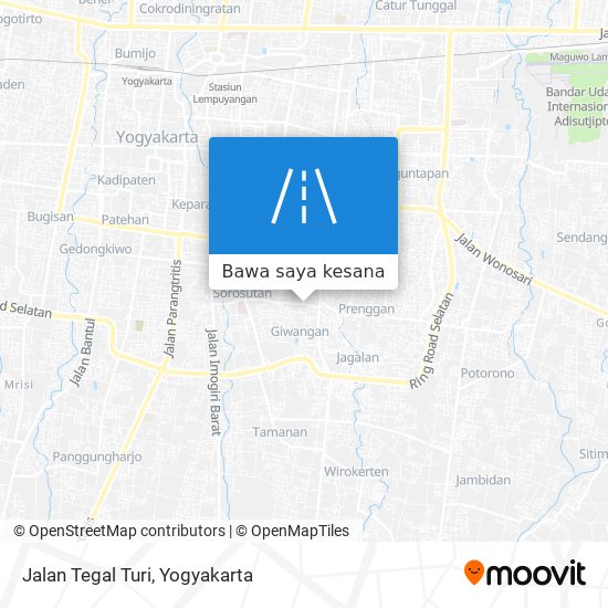 Peta Jalan Tegal Turi