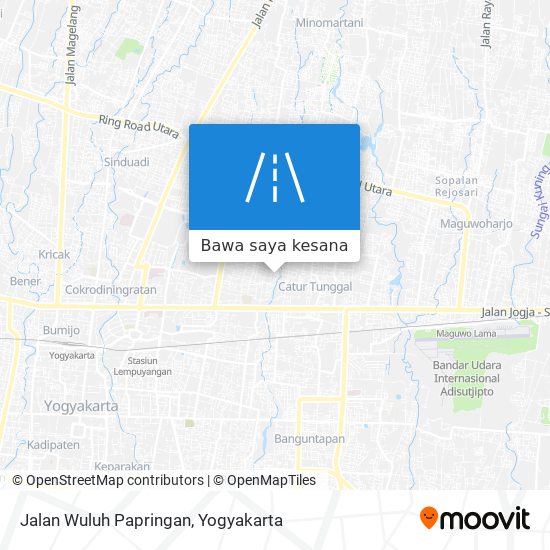 Peta Jalan Wuluh Papringan