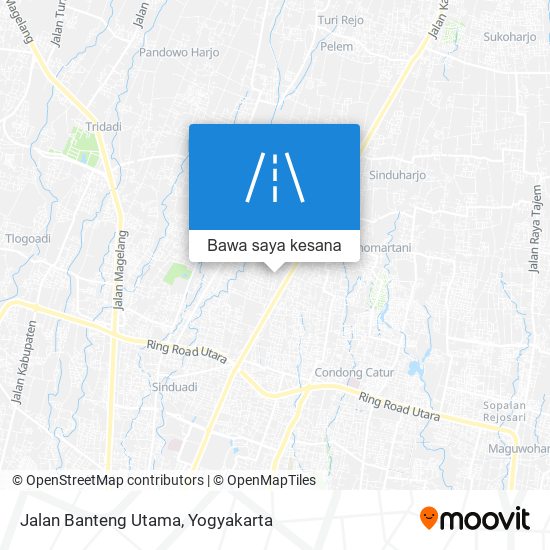 Peta Jalan Banteng Utama