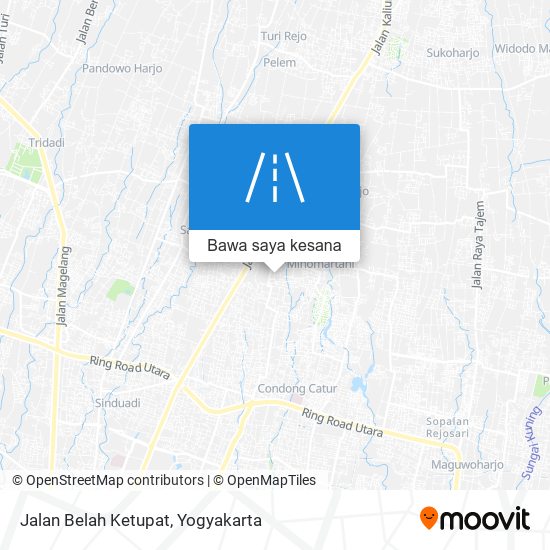 Peta Jalan Belah Ketupat