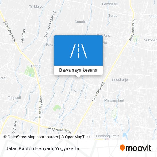 Peta Jalan Kapten Hariyadi