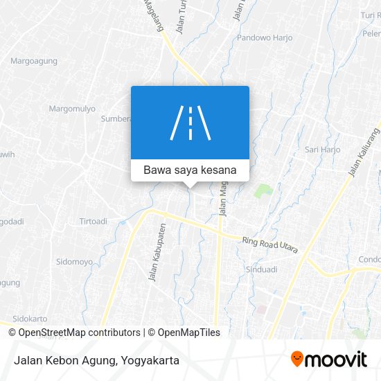 Peta Jalan Kebon Agung