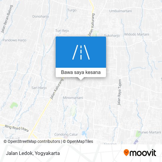 Peta Jalan Ledok