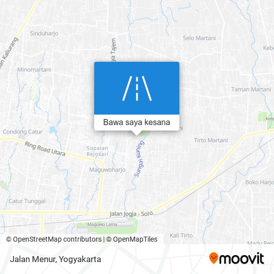 Peta Jalan Menur