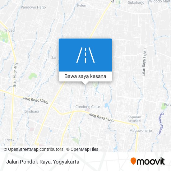 Peta Jalan Pondok Raya