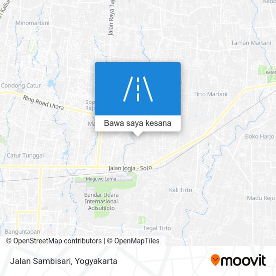 Peta Jalan Sambisari