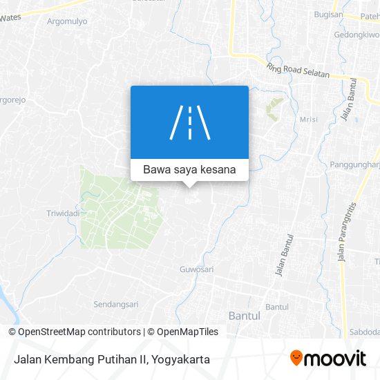 Peta Jalan Kembang Putihan II