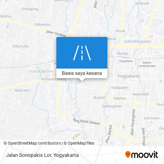 Peta Jalan Sonopakis Lor