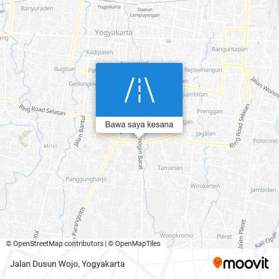 Peta Jalan Dusun Wojo