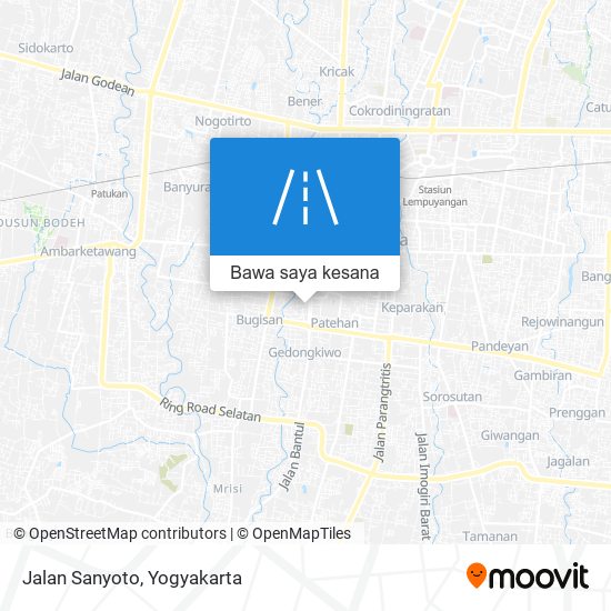 Peta Jalan Sanyoto