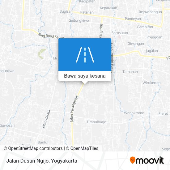 Peta Jalan Dusun Ngijo