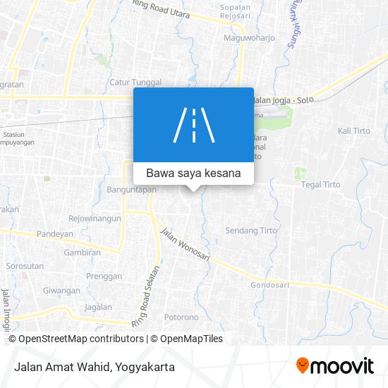 Peta Jalan Amat Wahid