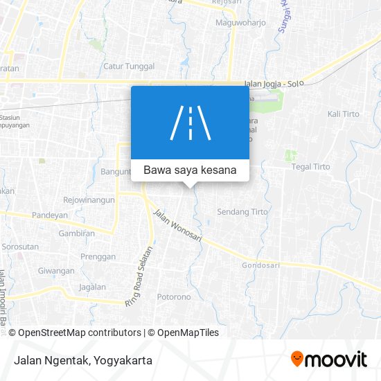 Peta Jalan Ngentak