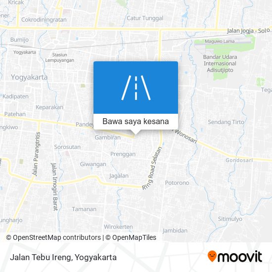 Peta Jalan Tebu Ireng