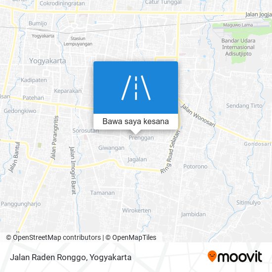 Peta Jalan Raden Ronggo