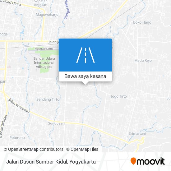 Peta Jalan Dusun Sumber Kidul