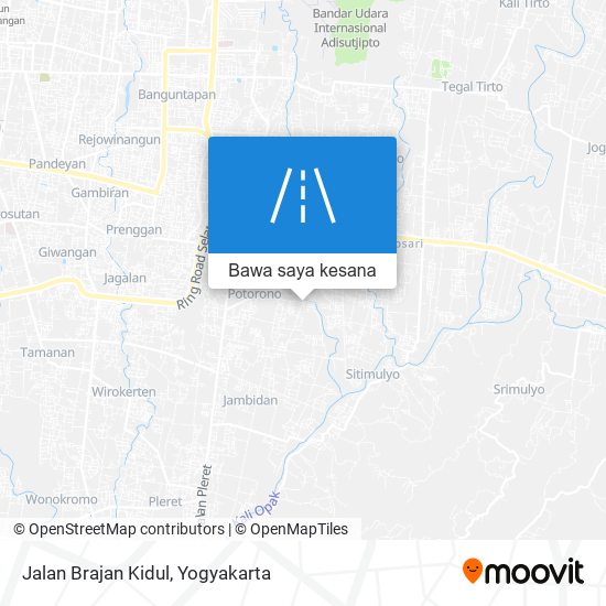 Peta Jalan Brajan Kidul