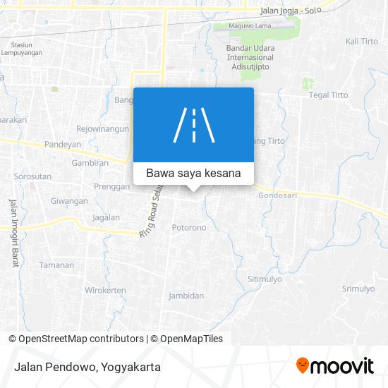 Peta Jalan Pendowo