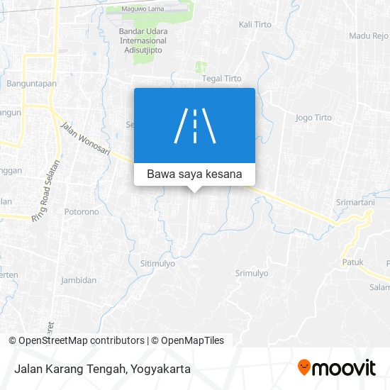 Peta Jalan Karang Tengah