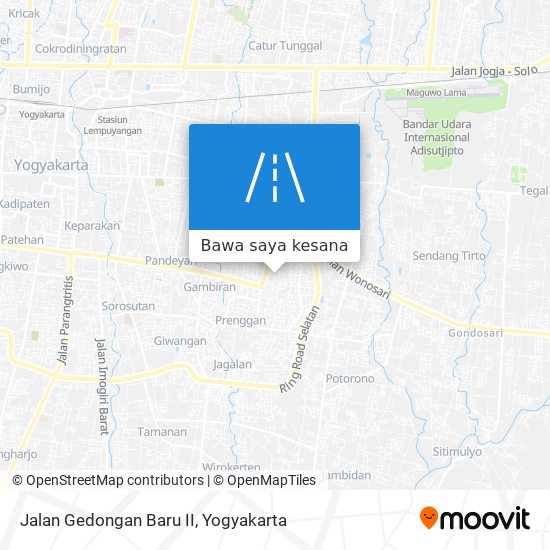 Peta Jalan Gedongan Baru II