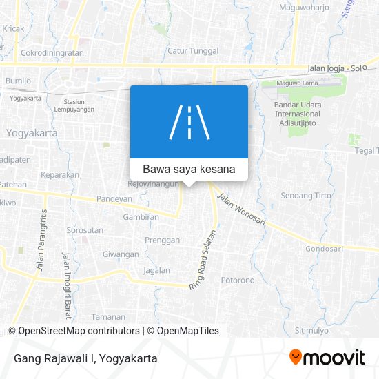 Peta Gang Rajawali I