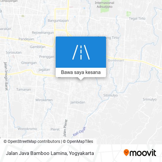 Peta Jalan Java Bamboo Lamina