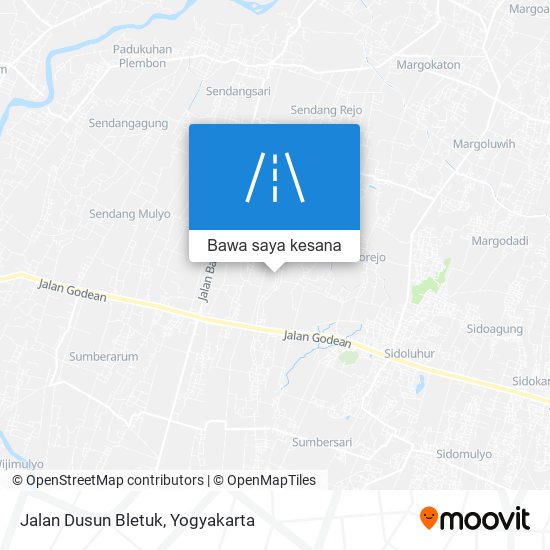 Peta Jalan Dusun Bletuk