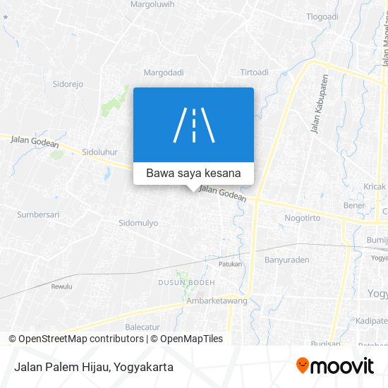 Peta Jalan Palem Hijau