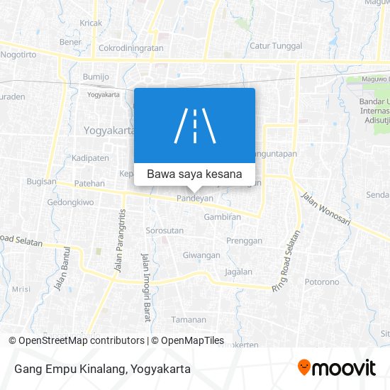 Peta Gang Empu Kinalang