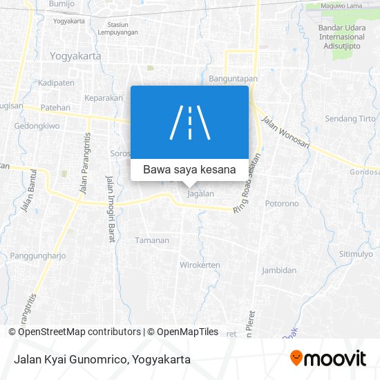 Peta Jalan Kyai Gunomrico
