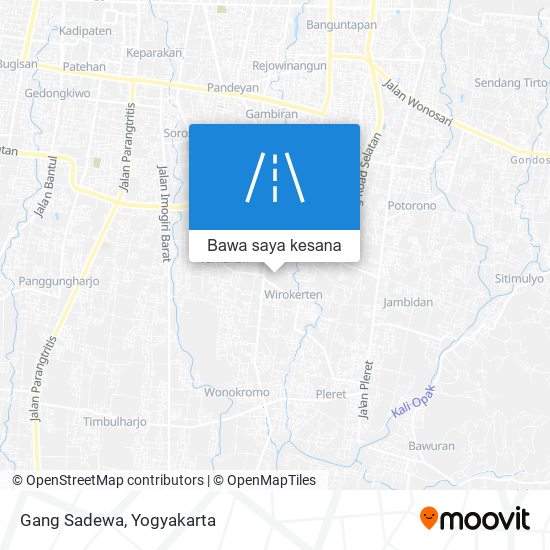 Peta Gang Sadewa