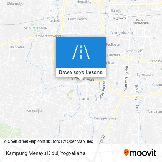 Peta Kampung Menayu Kidul