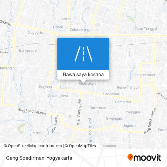 Peta Gang Soedirman