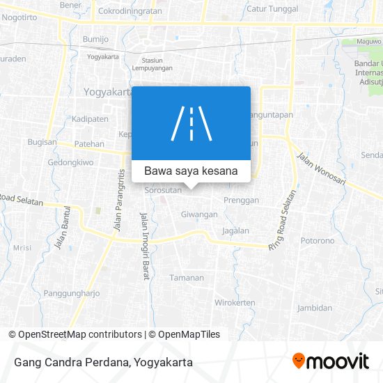 Peta Gang Candra Perdana