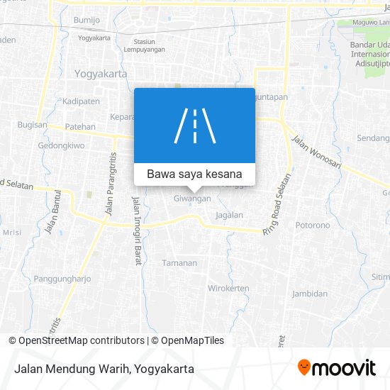 Peta Jalan Mendung Warih