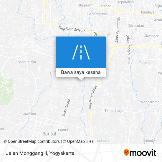 Peta Jalan Monggang II