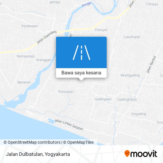 Peta Jalan Dulbatulan