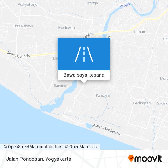 Peta Jalan Poncosari