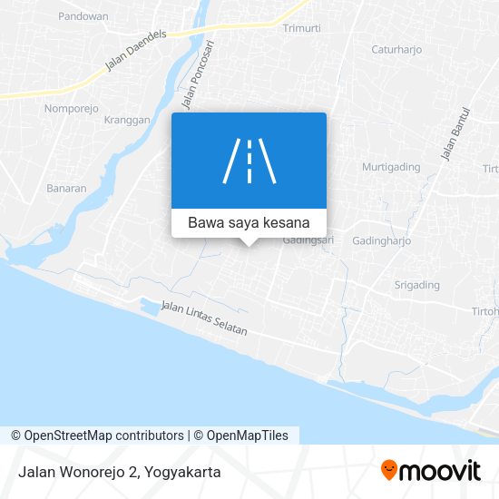 Peta Jalan Wonorejo 2