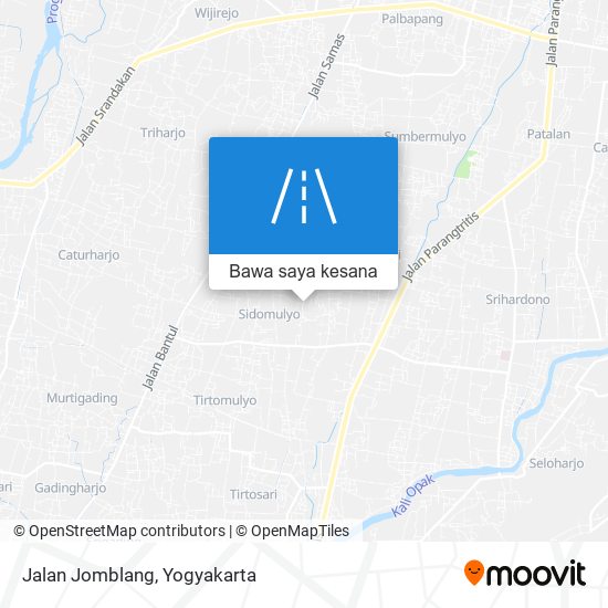 Peta Jalan Jomblang