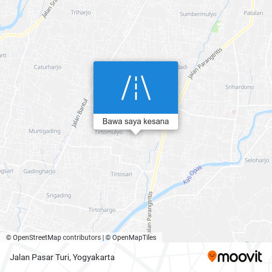 Peta Jalan Pasar Turi