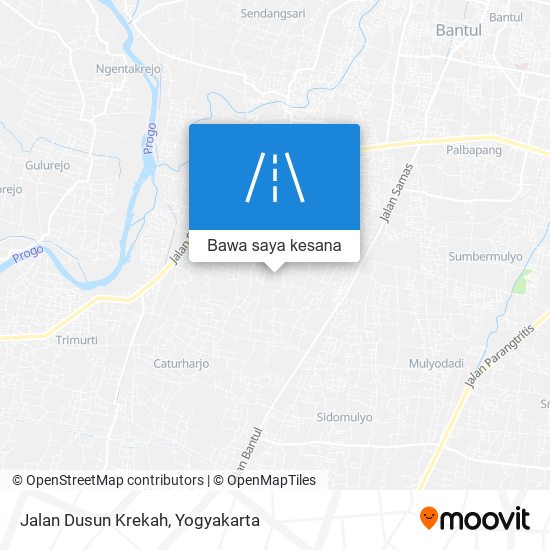 Peta Jalan Dusun Krekah