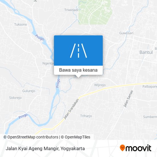 Peta Jalan Kyai Ageng Mangir