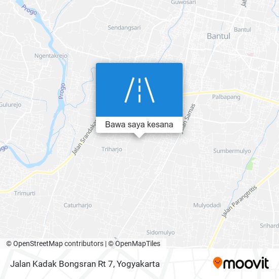 Peta Jalan Kadak Bongsran Rt 7