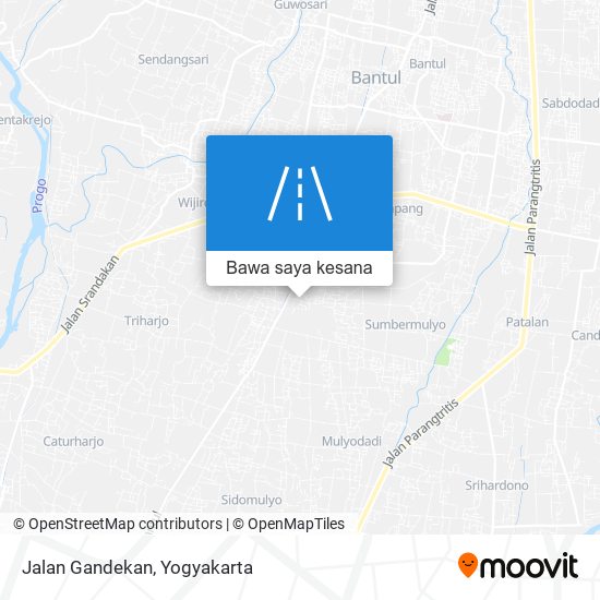 Peta Jalan Gandekan