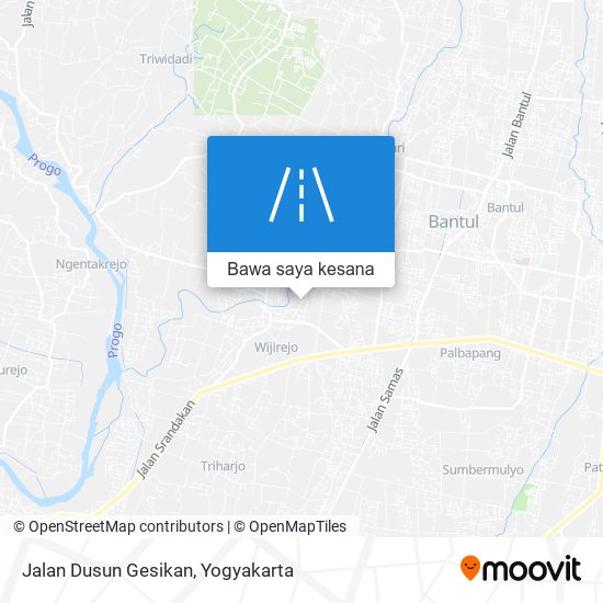 Peta Jalan Dusun Gesikan