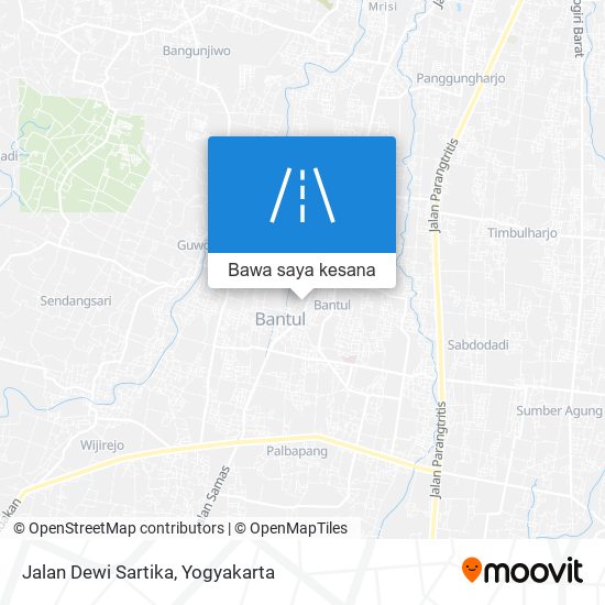 Peta Jalan Dewi Sartika